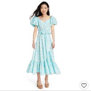 Loveshackfancy Estelle Puff Sleeved Dress